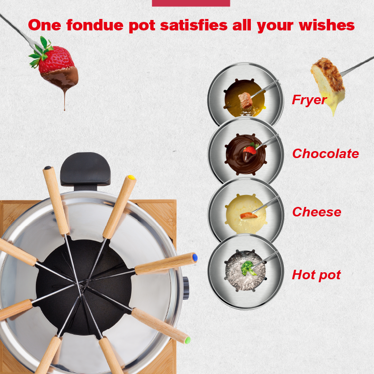 Fondue Pot For 8persons 2