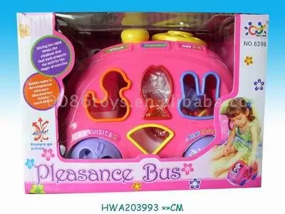 B/O Bus,w/light music, bricks