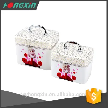 lady fold up handmade packaging cardboard leather velvet paper cosmetic box