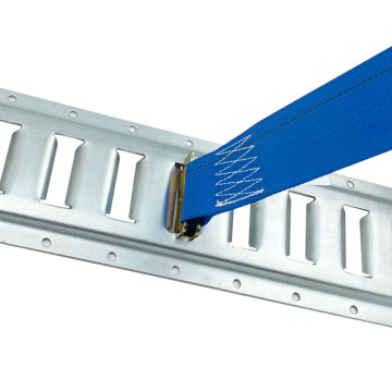 2" E Track and Hook Ratchet Strap: Car Tie-Down Hauler Straps for Secure Cargo Transport