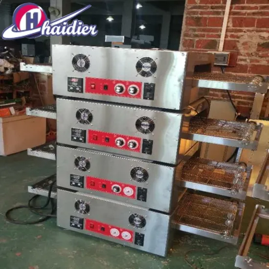 Professinoal Electric Gas Outdoor Stainless Steel Conveyor Pizza Oven