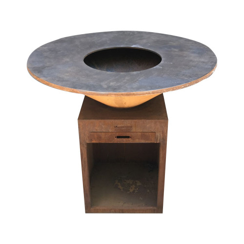 Corten Bbq Rusty corten barbecue charcoal bbq grills Manufactory