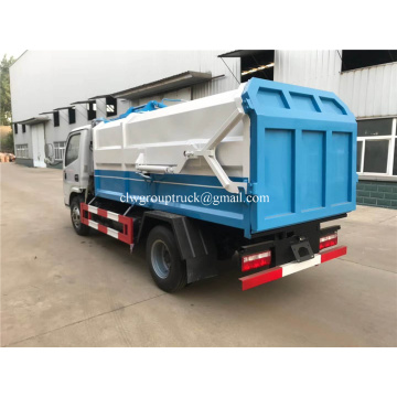 Side loader garbage truck with capacity 6 tons