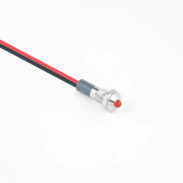 6mm防水IP67信号パイロットランプ - マルチ電圧金属LEDインジケーターライト