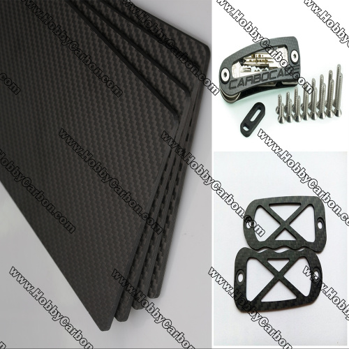 Placa de fibra de carbono para serviço de corte CNC / folha / placa