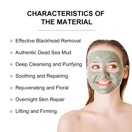 Private Label Natural Organic Skincare Dead Sea Mud Clay Mask