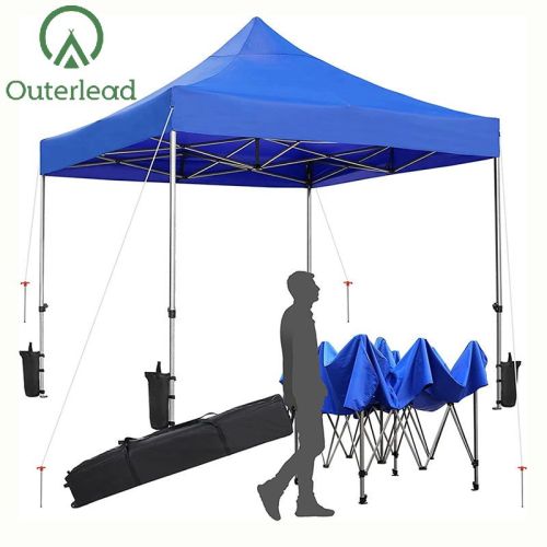 Folding Canopy for Shop Heavy Duty Adjustable 10x10' Pop Up Canopy Tent Manufactory