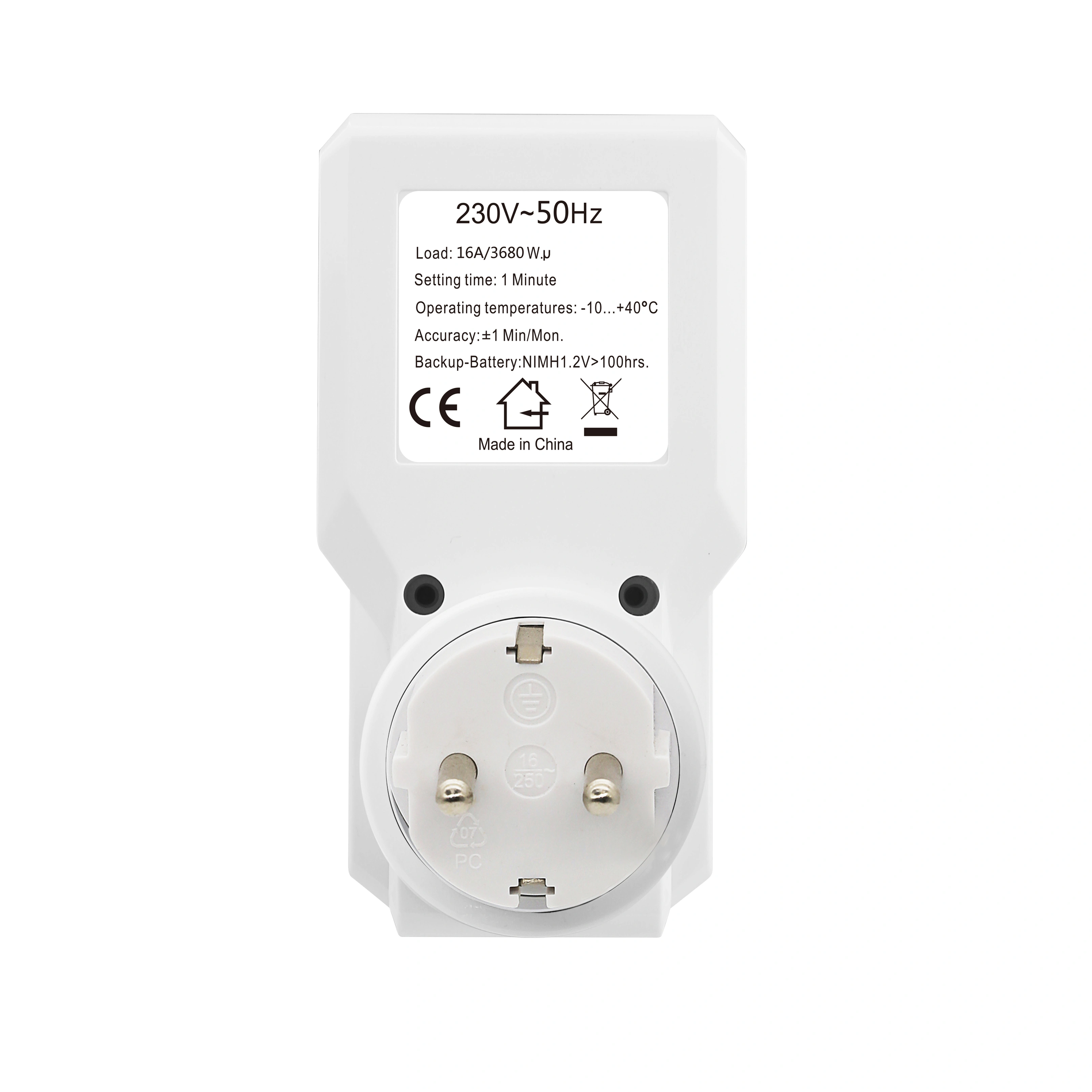 Electronic Digital Timer Switch EU FR UK US Plug Kitchen Timer Outlet