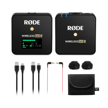 RODE Kablosuz Go II: Canlı Akış ve Açık Hava Röportajları için 360 Derece Toplama