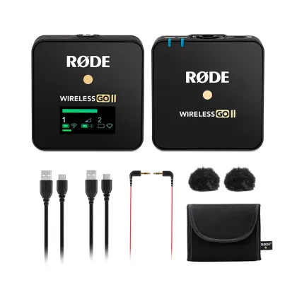 RODE Wireless GO II: 360 Degree Pickup for Live Streaming & Outdoor Interviews
