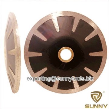 Diamond Concave Saw Blades with Continuous Rim Segment