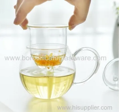 Cat Type Hand Blown Herbal Teas Glass Tea Cup 
