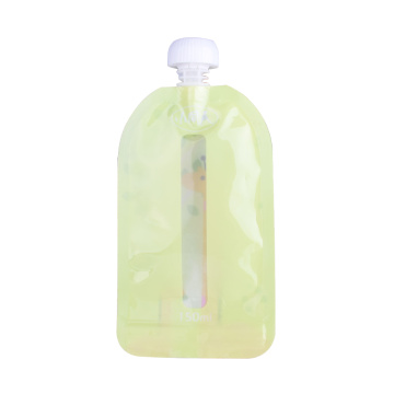 Bolsa para beber biodegradable 500ML Bolsa de canalón de papel de aluminio
