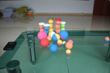 All sizes of rubber toy ball