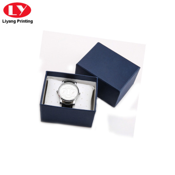 twee stuks blauwe kleur horloge dozen