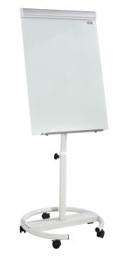 Runde basierte mobile magnetische Glas-Flipchart-Staffelei im Büro