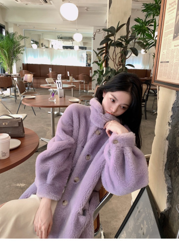 New fur coat female
