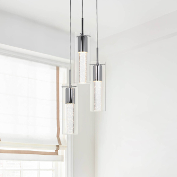 Pendant Ceiling Light: Minimalist Bronze Iron Hanging Light for Hotel Kitchen