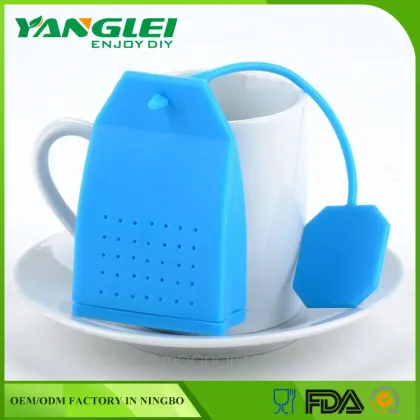 Food Grade tea pot with tea strainer silicone tea infuser