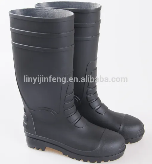 heavy duty safety PVC gum boots rain boot