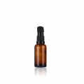 Essential Oil Pump Glass Bottle With Black Lid