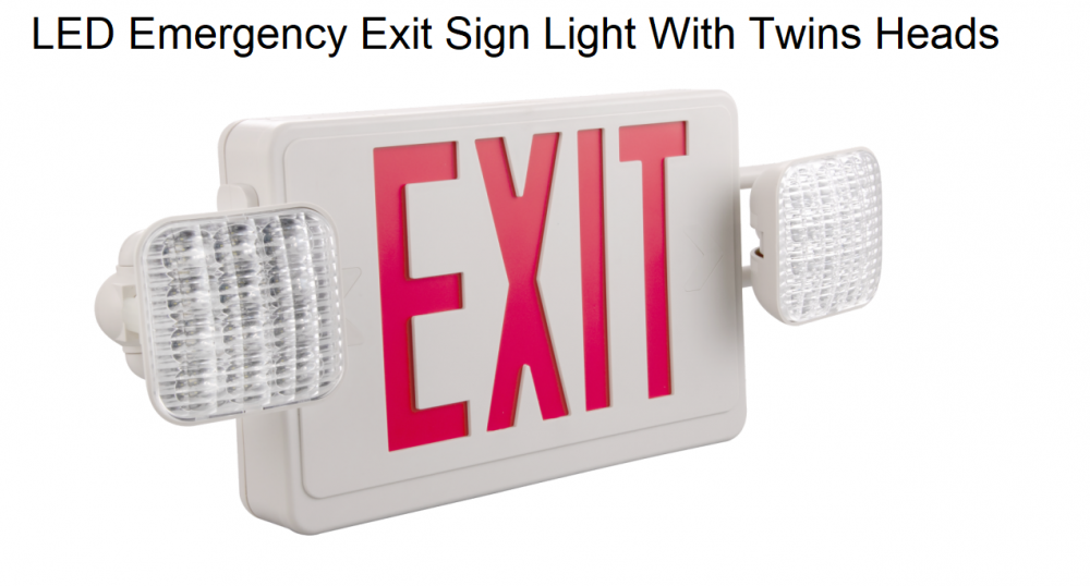 Hanging Arrow Exit Sign Lights With Battery Backup