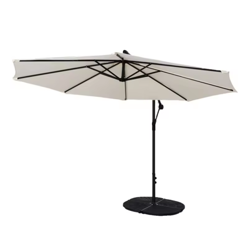 Parasol en porte-à-faux blanc Sombrilla Blanca