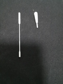 Nasal specimen collection flocked swab