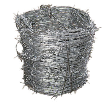 Barbed wire length per roll