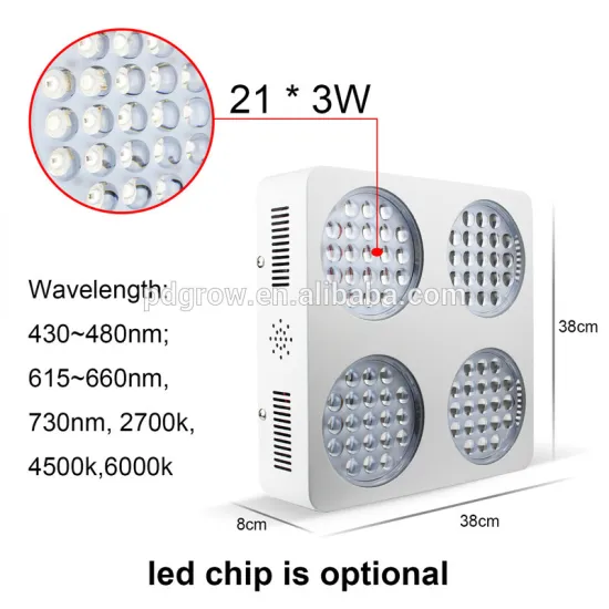 84*3W 450W 252W Full spectrum LED grow kits Led grow lighting for growth & flowering phases