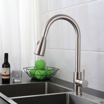 Borong CUPC UPC NSF Bersertifikat Lubang Pull-Out Kitchen Faucet