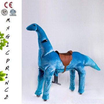 (EN71&SGS&HI&CE)(Pass!!)~ Kids Riding Toy/ Dinosaur walking horse rides man power toys / Blue Dinosaur/Magicprince Dalian