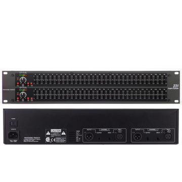 Professional 31-Band Stereo Audio Equalizer for Factory Wholesale and Speaker Management