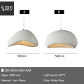 Indoor Modern Wabi-sabi Pendant Lamp Chandelier In White