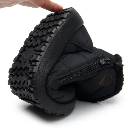 Mom's short boots anti slip cotton boots