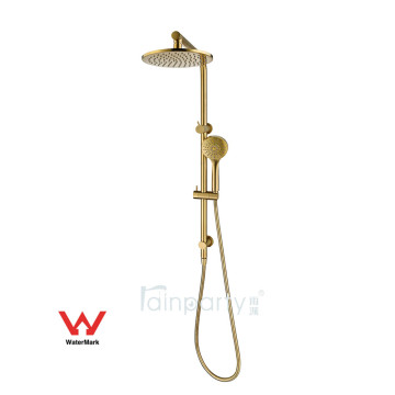 gold brass handshower slider headshower shower set
