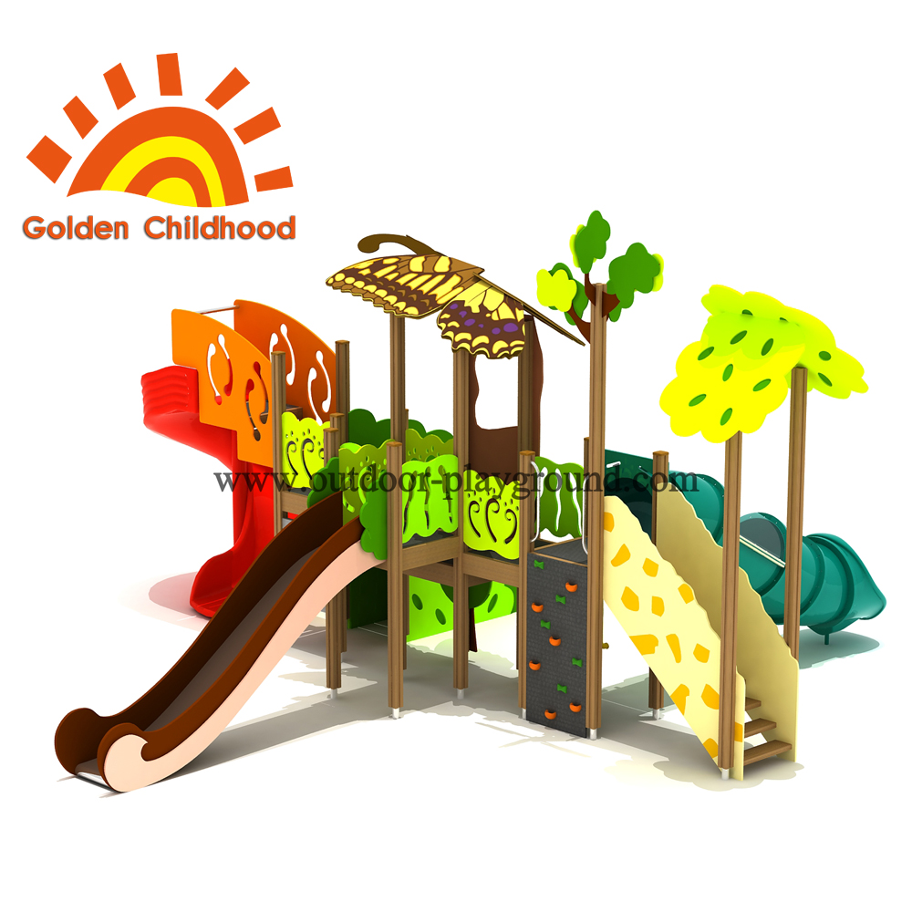 Forest Slide Outdoor Playground Equipment