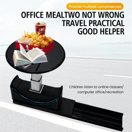 Hidden Folding Electric Table Board for Business Car Interiors