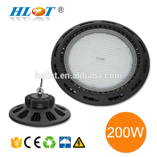 UFO round light bay flat most powerful 200w 240w led high bay light housing