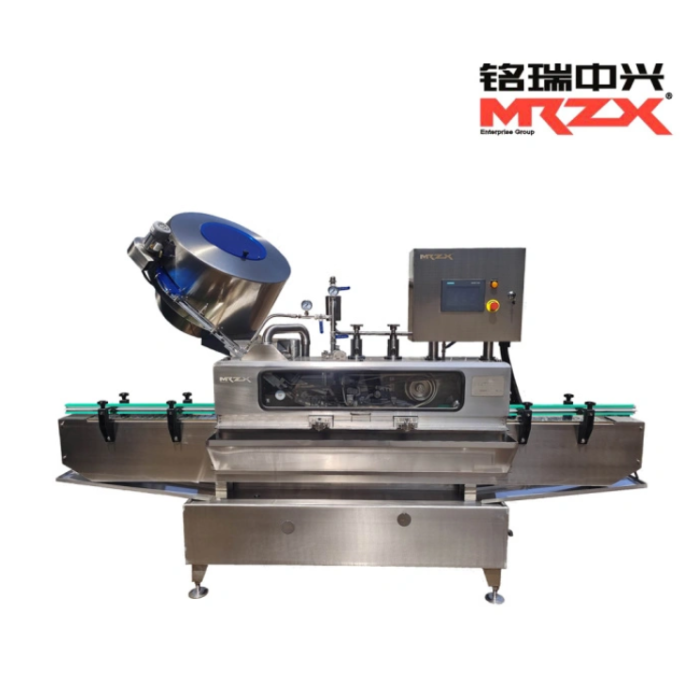 Máquina de sellado al vacío con tres o cuatro tapones de rosca MR5D30B