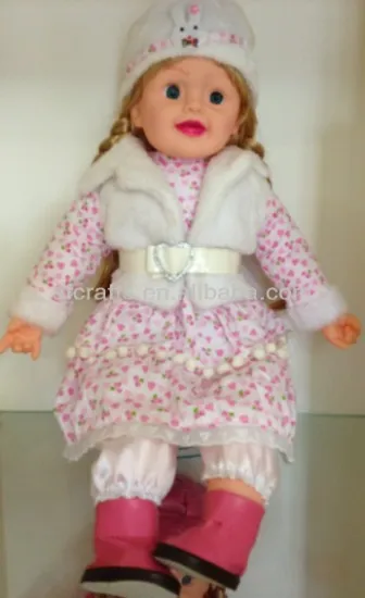 2014 new product vinyl 24" intelligent dialogue doll toys for kids