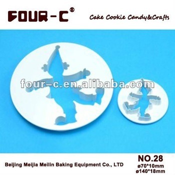 Clown plastic cutter,pastry cutter,cake decoration equipment
