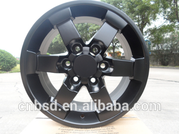 FOUR 16" TRD MATTE BLACK STYLE RIMS WHEELS FITS TOYOTA FJ CRUISER 4RUNNER TACOMA W224