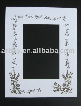 pre-cut silk screen printing photo frame
