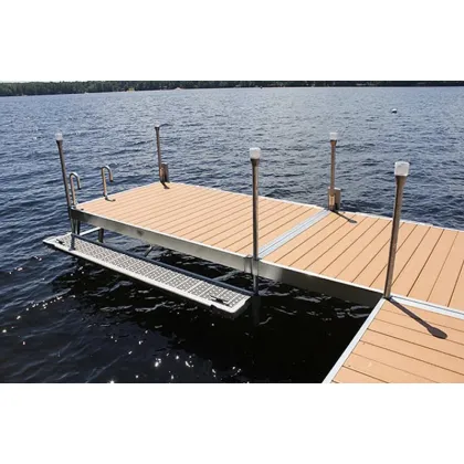 Aluminum Alloy Pedestrian Dock Pontoon Bridge for Lakes