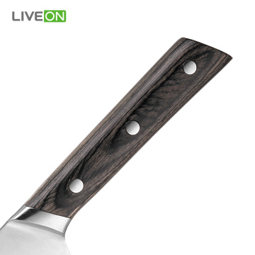 Set de cuchillos de cocina de acero inoxidable 6 piezas nuevas llegadas