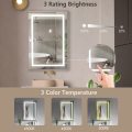 Bilik Mandi Lampu LED Wall Mirus Vanity Mirror