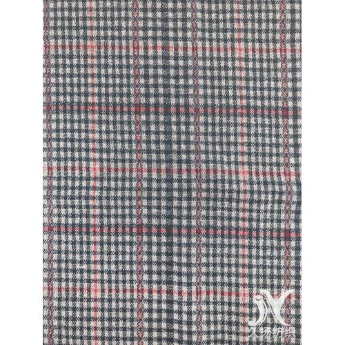 Garnfarbstreifen-Streifen-Plaid-Jacquard-Strick