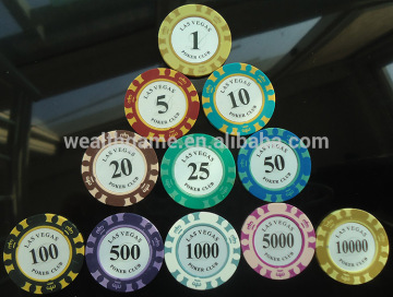 14g Matt Sticker Monte Carlo Poker Chip