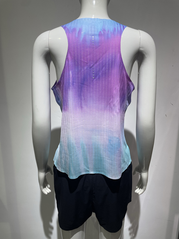 Sublimation Sports Vest Running Vest Quick Dry Marathon Training Vest
